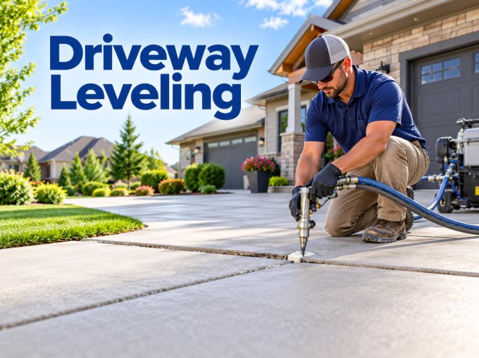 Driveway Leveling process in Torrance