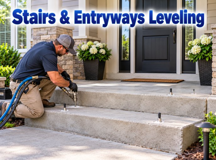 Stairs & Entryways Leveling in Torrance, CA