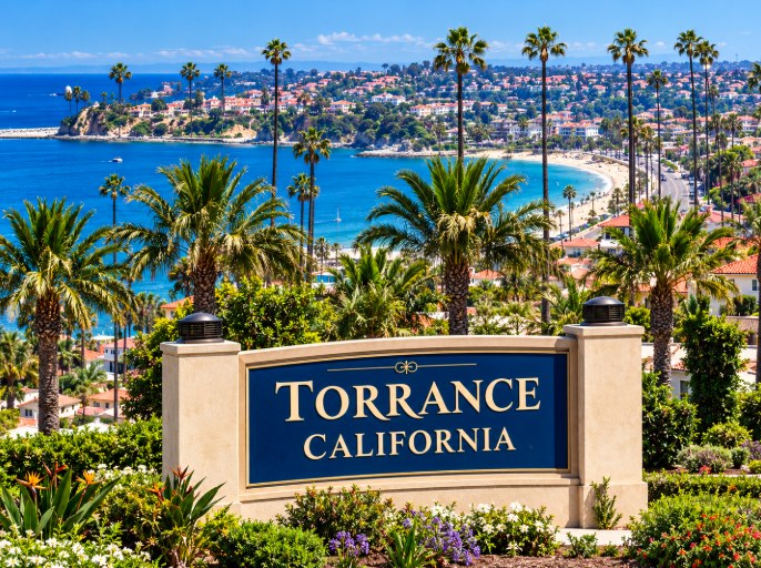 Torrance, California city sign